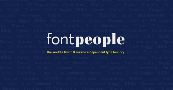 Featured Foundry: FontPeople